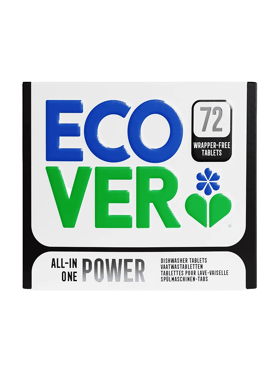 Эко таблетки для посудомоечной машины Ecover Power All in One 72шт